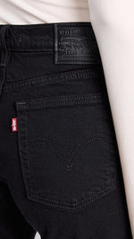 Jeans Wedgie Straight - Black Sprout