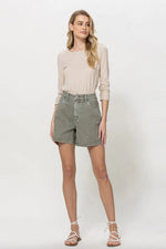 Ripped Boyfriend Shorts - Medium Wash (Pacific Venice)