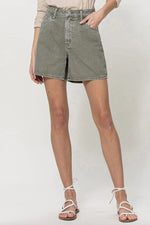 Ripped Boyfriend Shorts - Medium Wash (Pacific Venice)