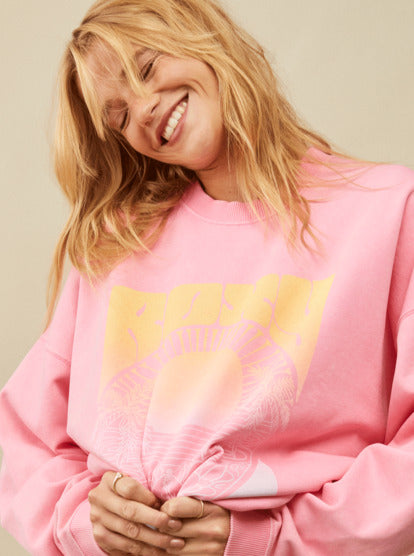 Chandail Oversized Line Up - Sachet Pink