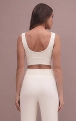 Zoe-Bone Ribbed Bralette