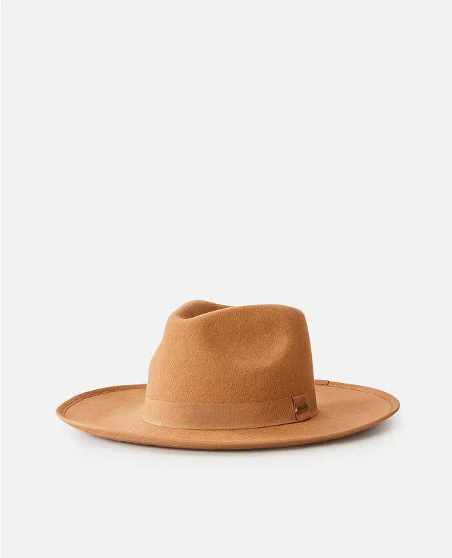 Chapeau panama Valley Wide Brim - Light Brown