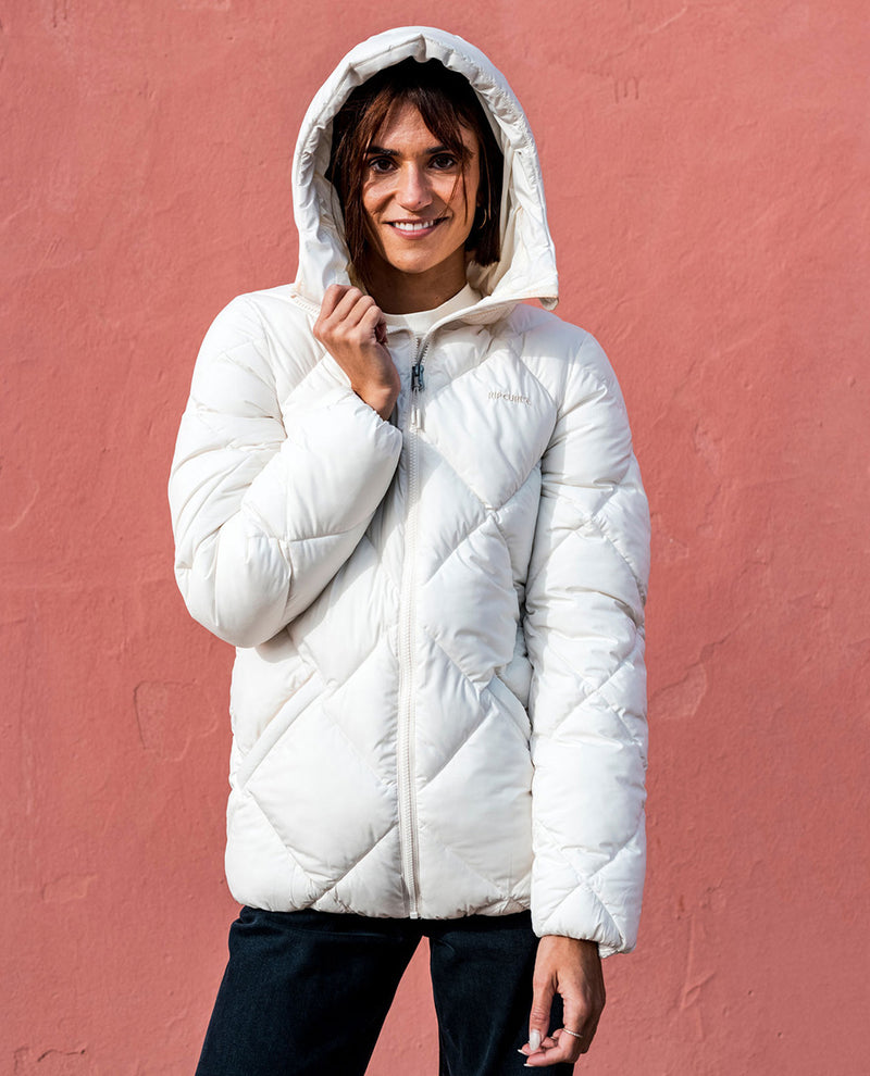 Manteau isolé & hydrofuge Anti-Series - Off White