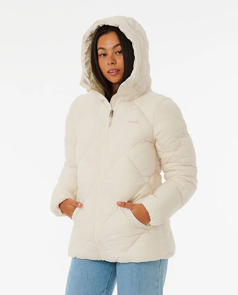 Manteau isolé & hydrofuge Anti-Series - Off White