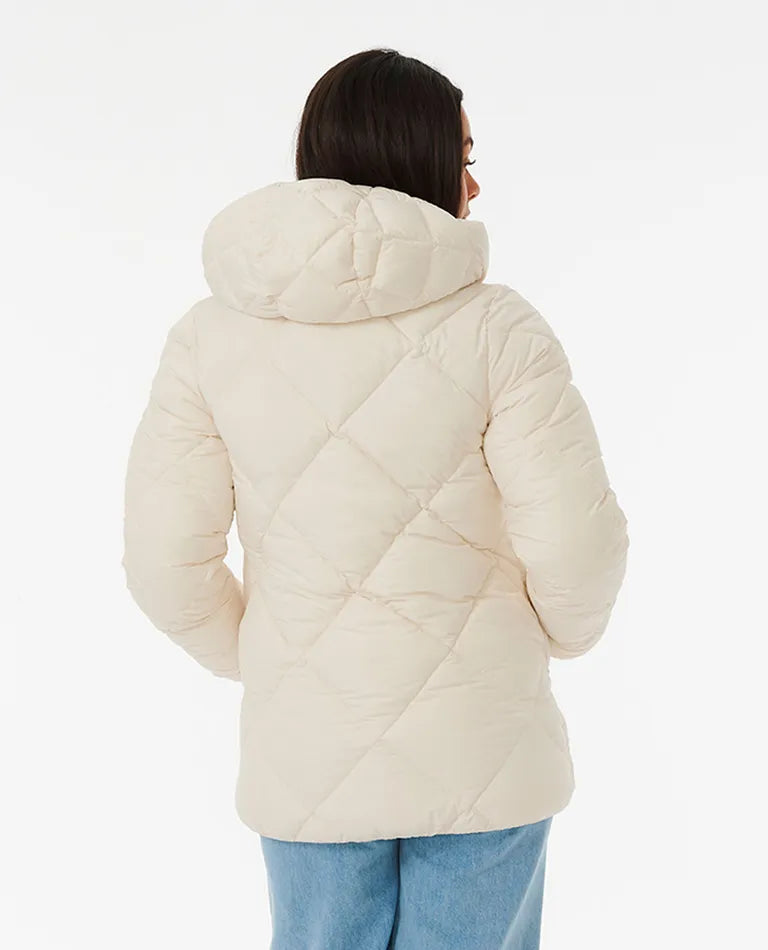Anti-Series insulated &amp; water-repellent coat - Off White