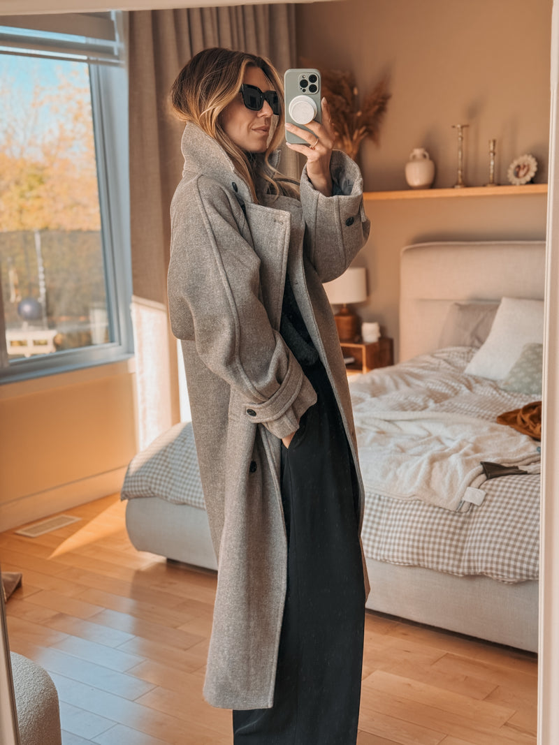 Manteau ample Ihgaziva - Desert Taupe