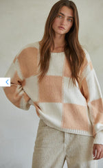 Chandail tricot PullOver - Cream Coral