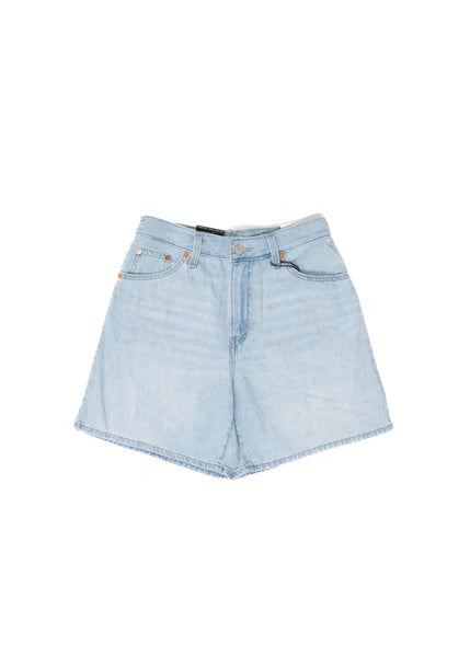 Short denim vintage coupe ample High baggy - LUXURY TRIP SHORT