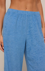 Pantalon en terry Let’s cruise - Salty Blue