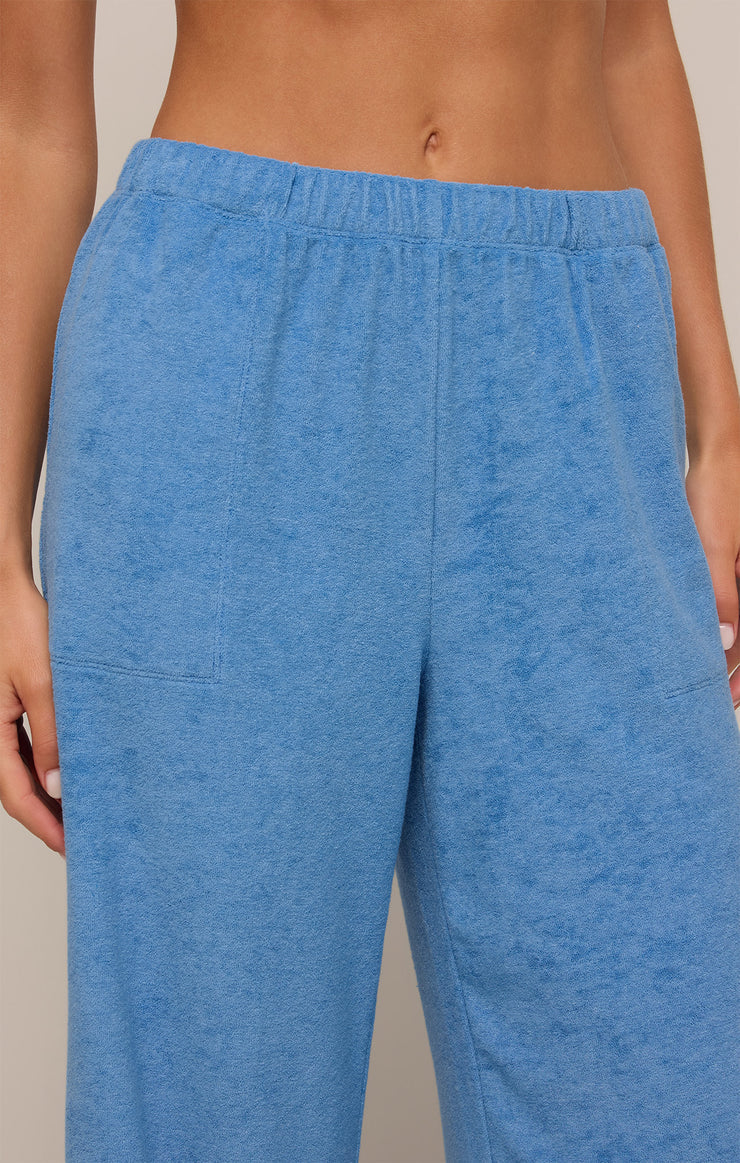 Pantalon en terry Let’s cruise - Salty Blue