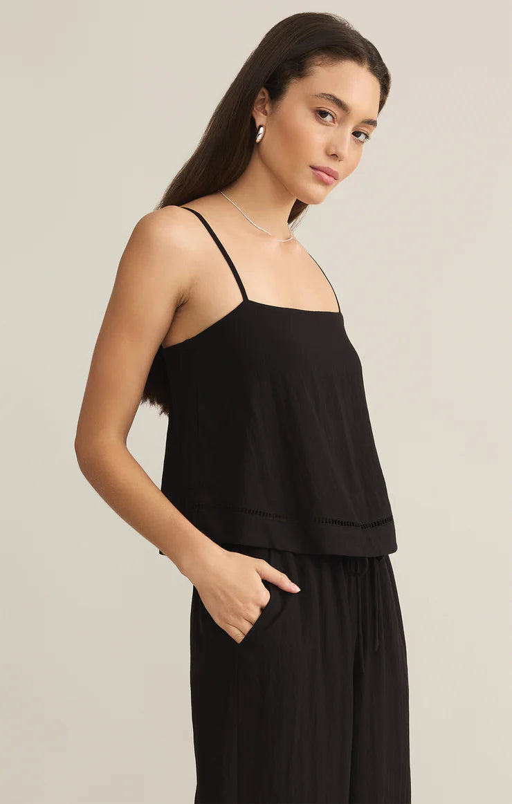 Camisole support intégré La Luz - Black
