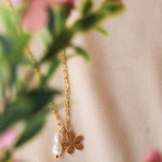 Filoro freshwater pearl necklace - Gold