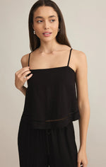 Camisole support intégré La Luz - Black