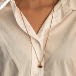 Mezzo Gold Plated Stainless Steel Necklace - Gold