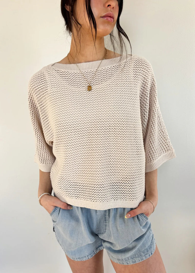 Chandail tricot léger Samson - Linen