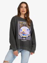 Into The Night Crewneck Sweater - Anthracite