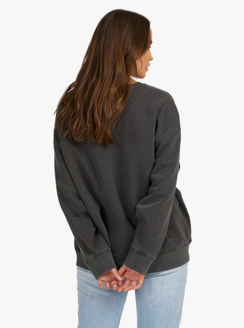 Into The Night Crewneck Sweater - Anthracite