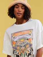 Sweet Sunshine Oversized Tee - Bright White