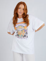 Sweet Sunshine Oversized Tee - Bright White