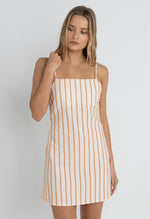 Mini robe rayée Tide Stripe - Natural