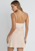Mini robe rayée Tide Stripe - Natural
