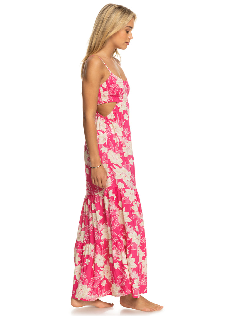 Hot Tropics Maxi Dress - Shocking Pink Wild Oasis