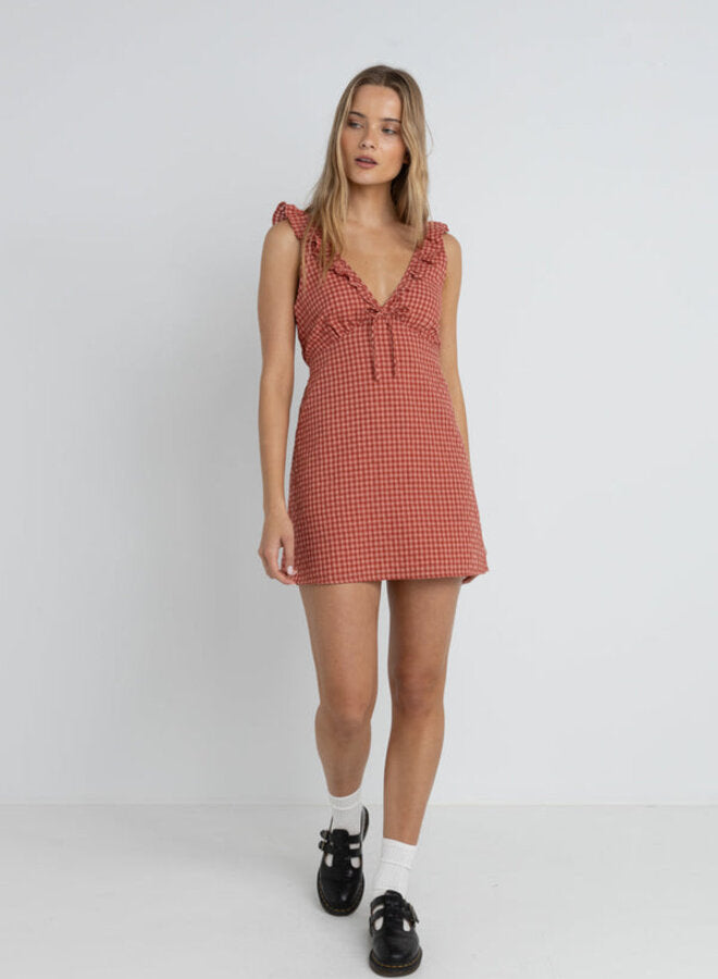 Mini robe à volants Lola - Red