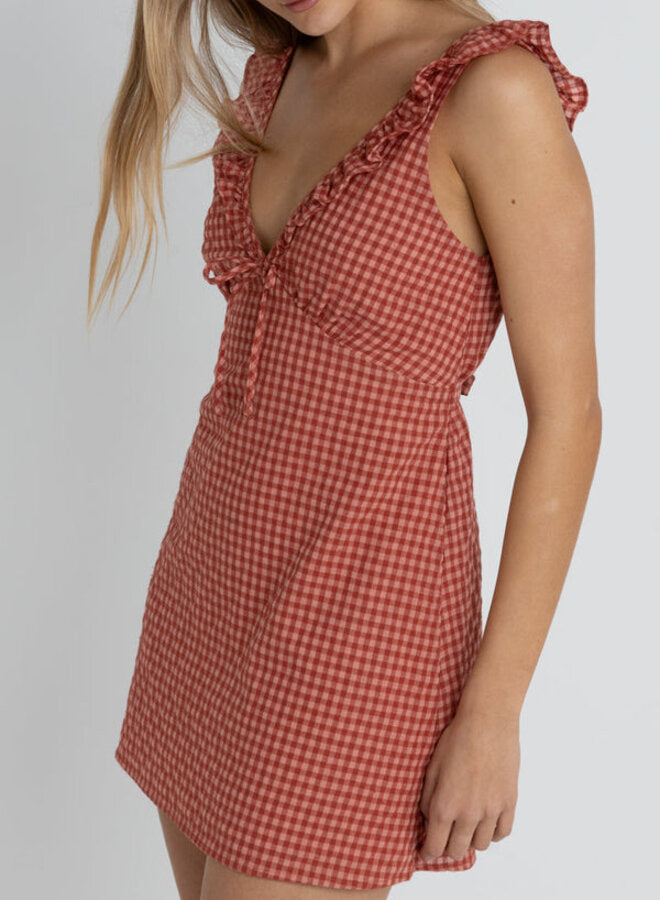 Mini robe à volants Lola - Red