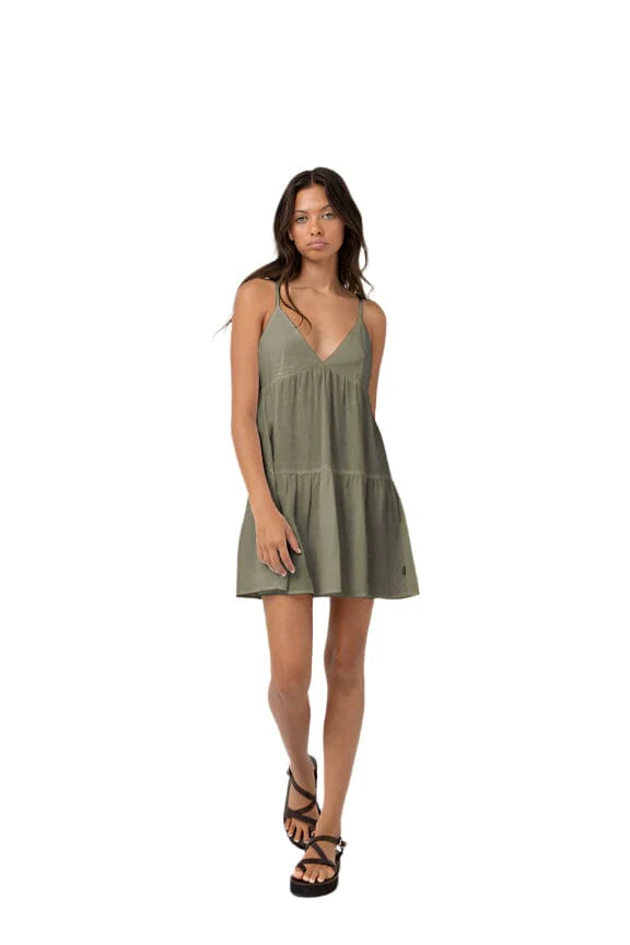 Mini robe classique - Olive