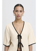 Blouse mélange lin Tacita - Beige