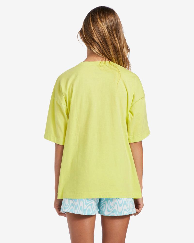 JUNIOR Lost at Sea Oversized T-Shirt - Light lime