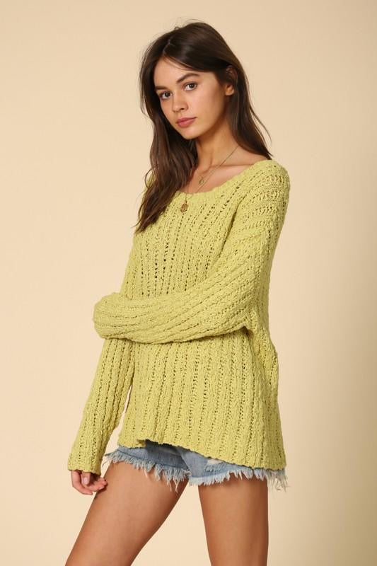 Pull en tricot Claire - Lemon