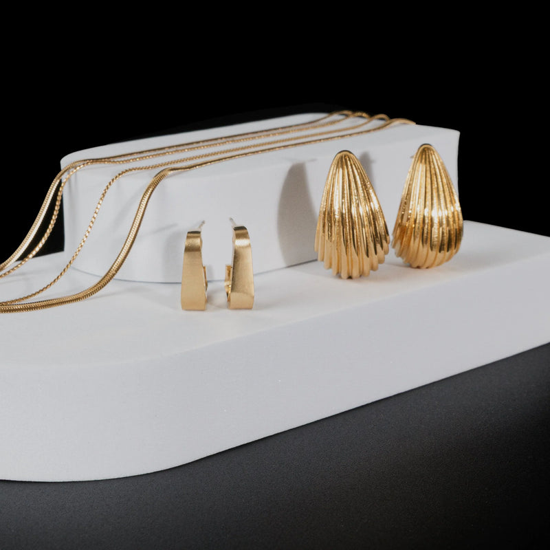 Boucles d’oreilles coquillages - Acier inox