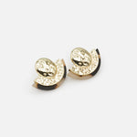 Boucles d’oreilles écailles de tortue - Dorées