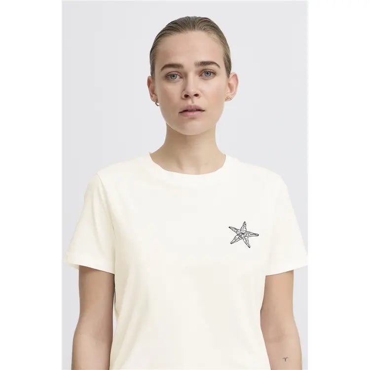 T-shirt Camino shell - White