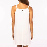 Premium Linen Slip Dress - White