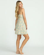 Mini robe fleurie Last Sunset - Pistachio