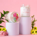 Bougie Pink Blossom - Pivoine + Rose + Suede