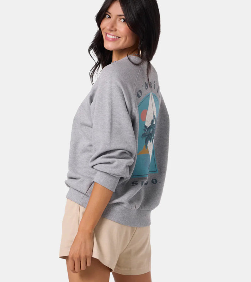 Chandail crewneck Boardwalk Sweater - Ash Gray