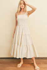Sunday Cotton Midi Dress - Ecru