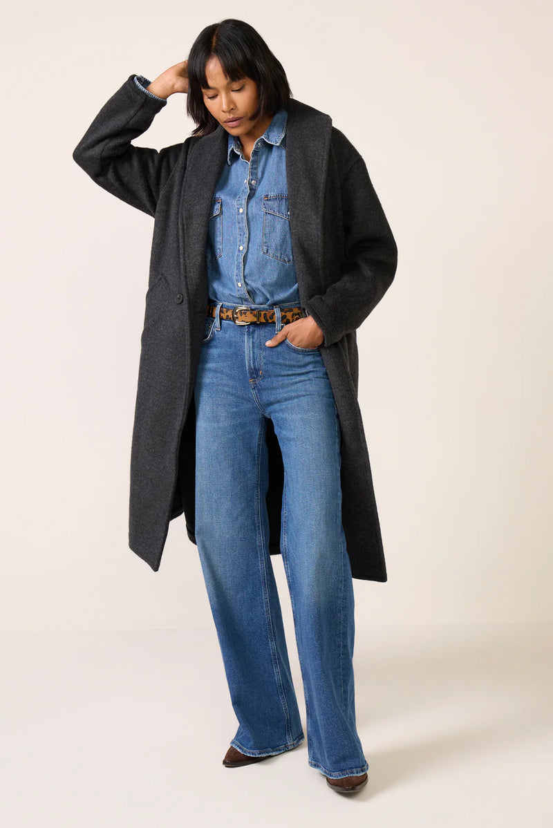 Manteau Signature - Charcoal Heathter