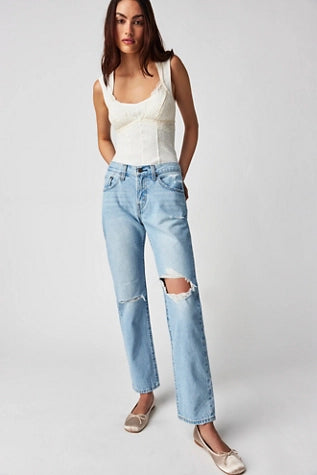 Middy Straight Jeans - Don't Tell Mom (Length 31)