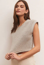 Quincey Knit Sweater - Moon Gray