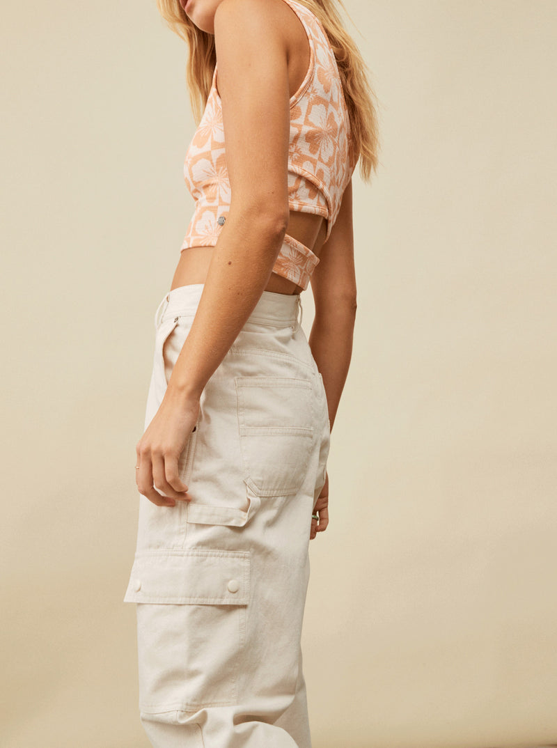 Pantalon Cargo Lefty - Natural