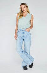 Jordyn sleeveless jumper - Spearmint Mix