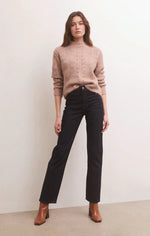 Dove Knit Sweater - Shadow Mauve