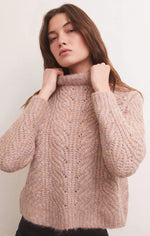 Dove Knit Sweater - Shadow Mauve