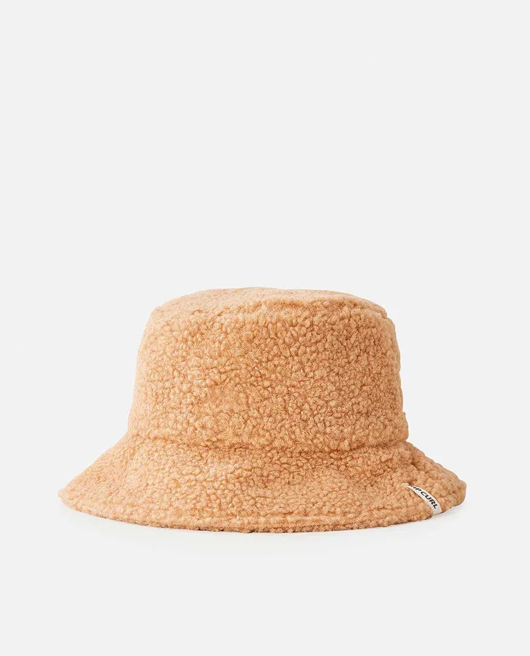 Chapeau Bucket Hat en Sherpa -  Sand JUNIOR