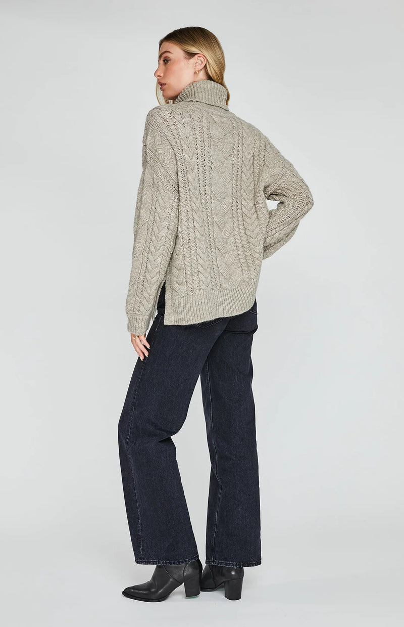 Marnie Knit Sweater - Heather Pumice