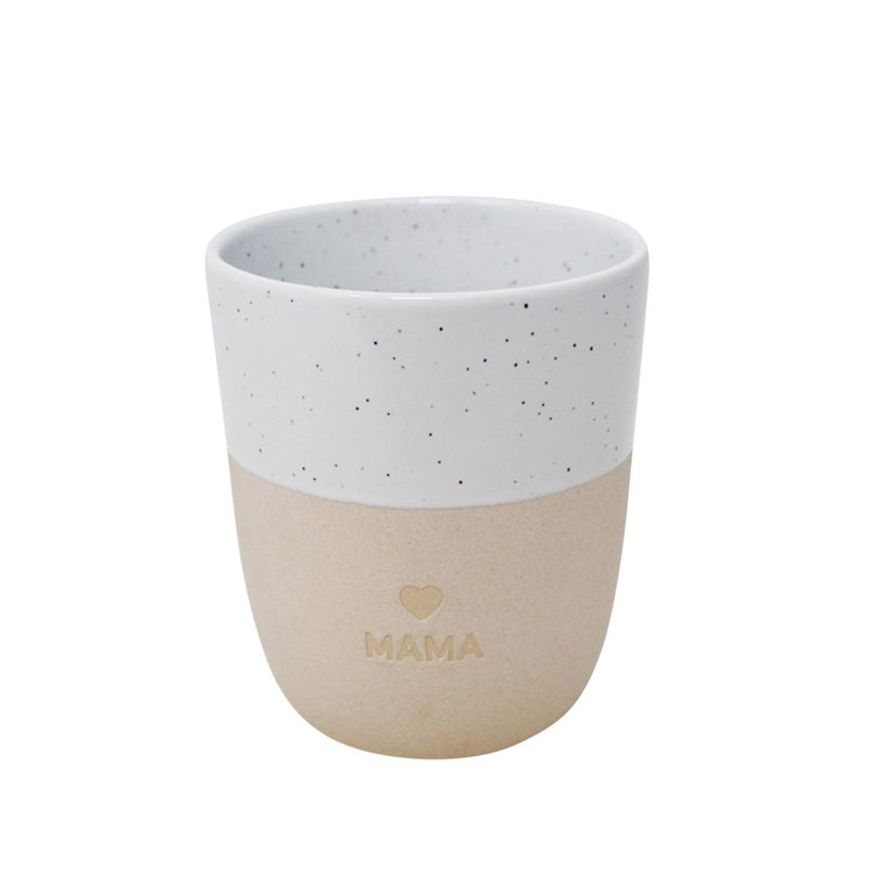 Stoneware coffee glass - Mama